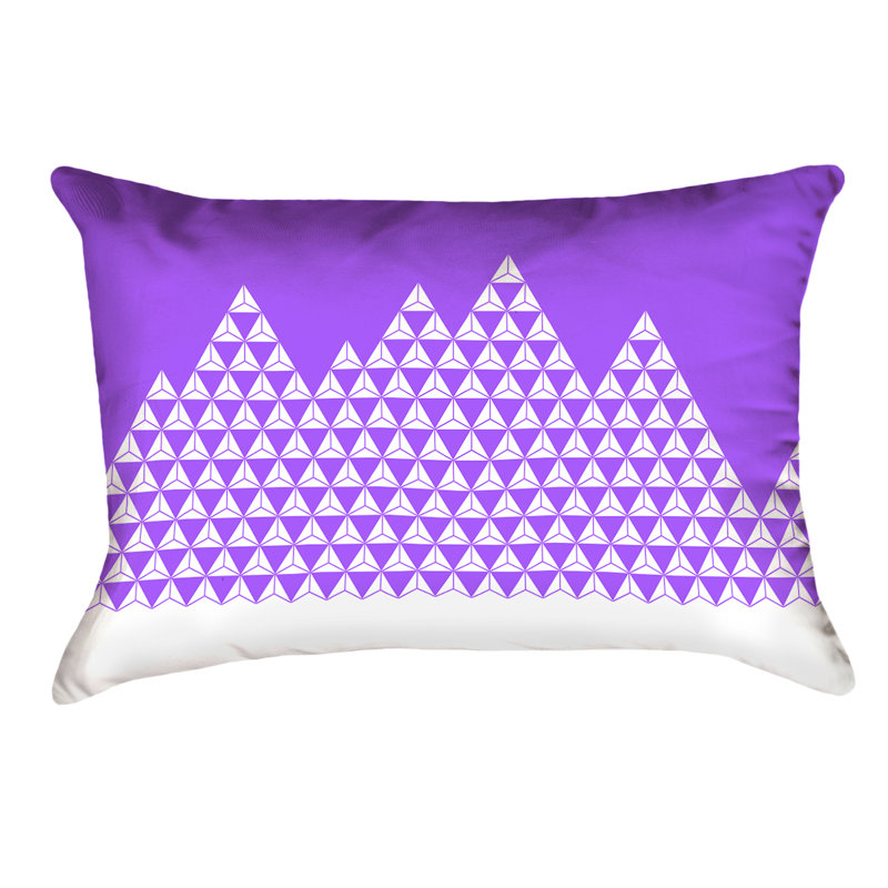Coussin lombaire intérieur / extérieur Katelyn Elizabeth, Violet