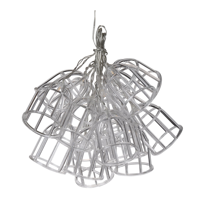 Larbi Indoor / Outdoor 15 - Bulb 15.1 in. Plug-in LED Shaded String Light