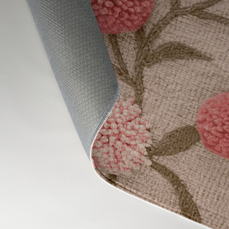 Tapis beige d'intérieur et d'extérieur Botanical, Rectangulaire 3 pi x 5 pi