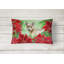  Coussin décoratif intérieur / extérieur thaïlandais Ridgeback Poinsettias