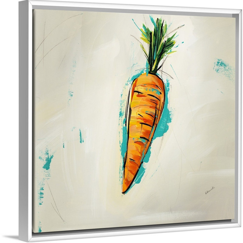 « picnic party ii », peinture sur toile, Cadre flottant blanc, H 25,7 po x l 25,7 po x p 1,75 po