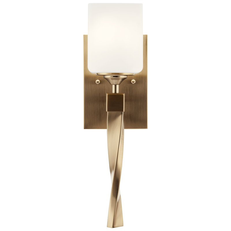 Lecompton Armed Sconce, Champagne Bronze