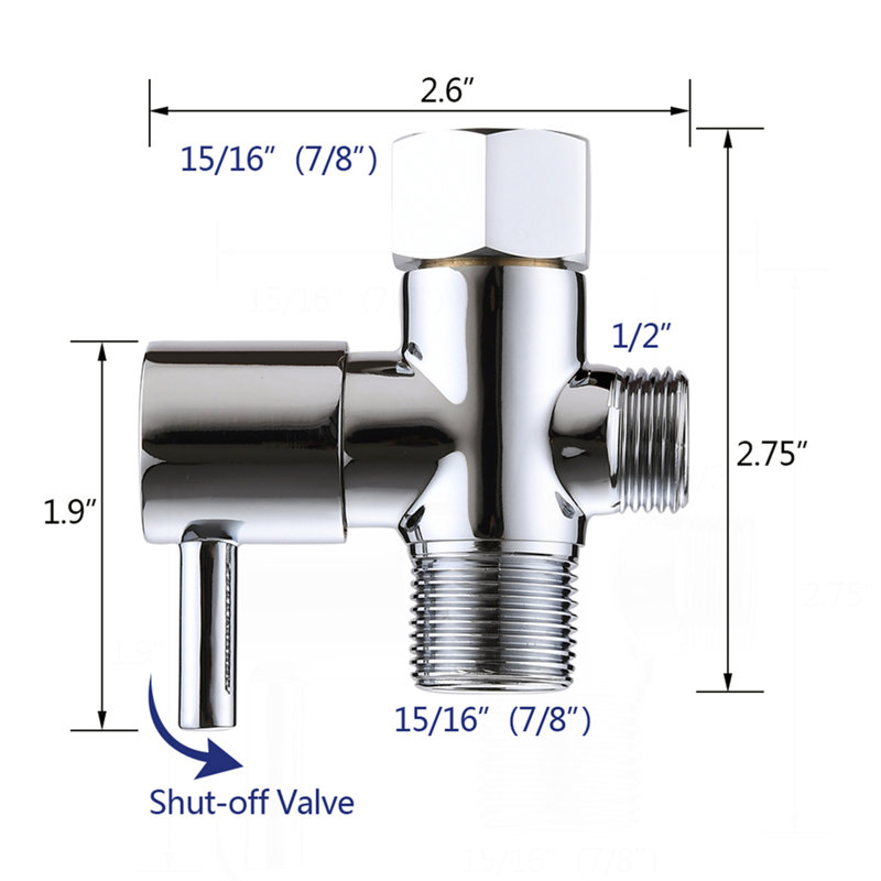Bidet Sprayer For Toilet, Handheld Sprayer Kit, Hand Held Bidet, Cloth Diaper Sprayer Set - Easy To Install
