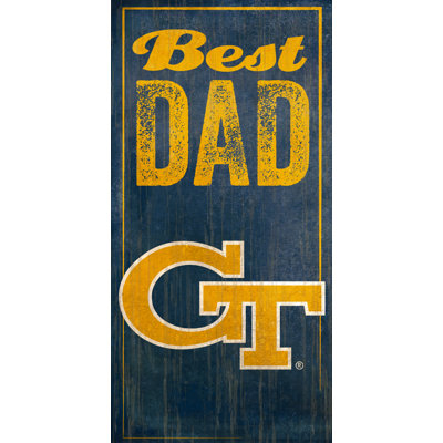 NCAA Best Dad - reproduction d'art textuel