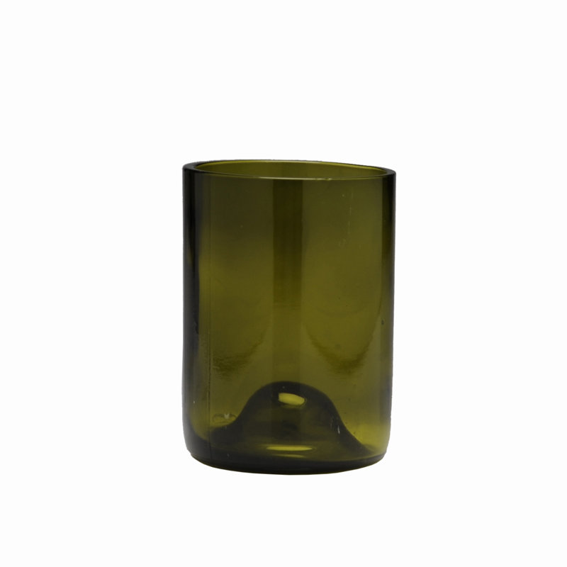 6-Piece 16 oz. Drinking Glass, 12 oz, Olive Green