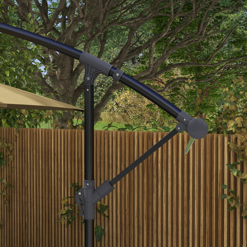 294cm Cantilever Parasol, Brown