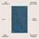 Asalah Solid Low-Pile Turquoise Rug