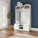 Yerani Everly Quinn Entryway Storage Set With 48W Hall Tree And Shoe Bench With Doors