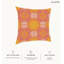 Housse de coussin géométrique en polyester