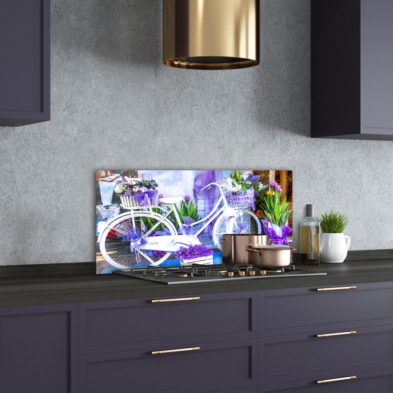 Lyon 50cm W x 100cm L Glass Peel and Stick Panel