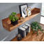 Schuller Rectangular Sheesham Solid Wood Floating Shelf