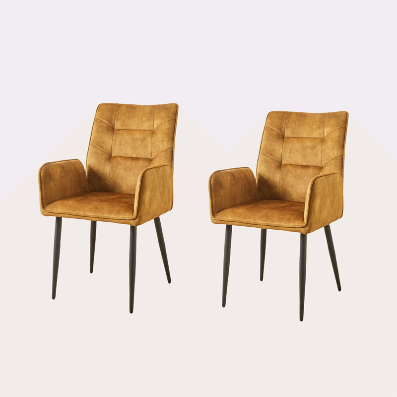 Chaises de salle à manger, Yellow
