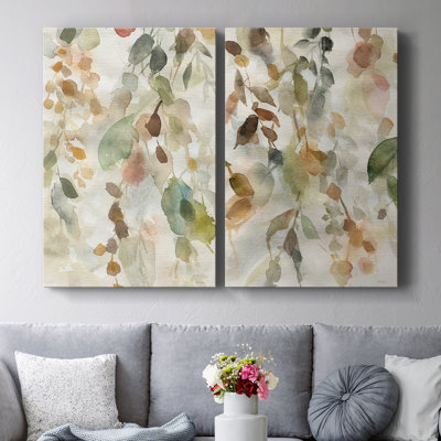 Cascading Nature I Canvas Painting Print