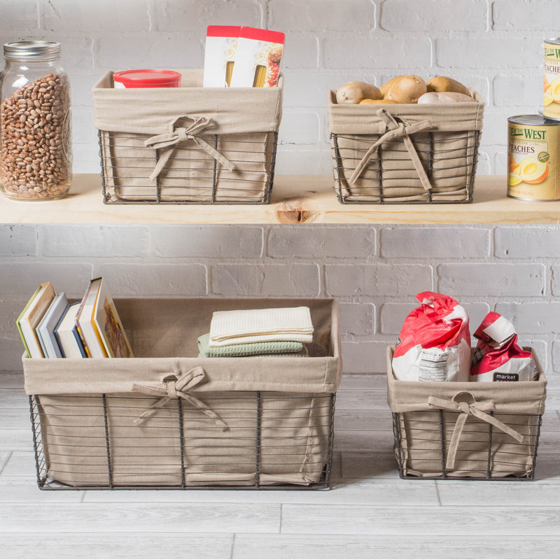 Panier en tissu Colgate, Taupe rétro