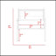 Table de chevet Hyacinth, un tiroir, une tablette ouverte