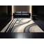 Tapis moelleux et moelleux à motif d'arc moderne beige et élégant-1684378409