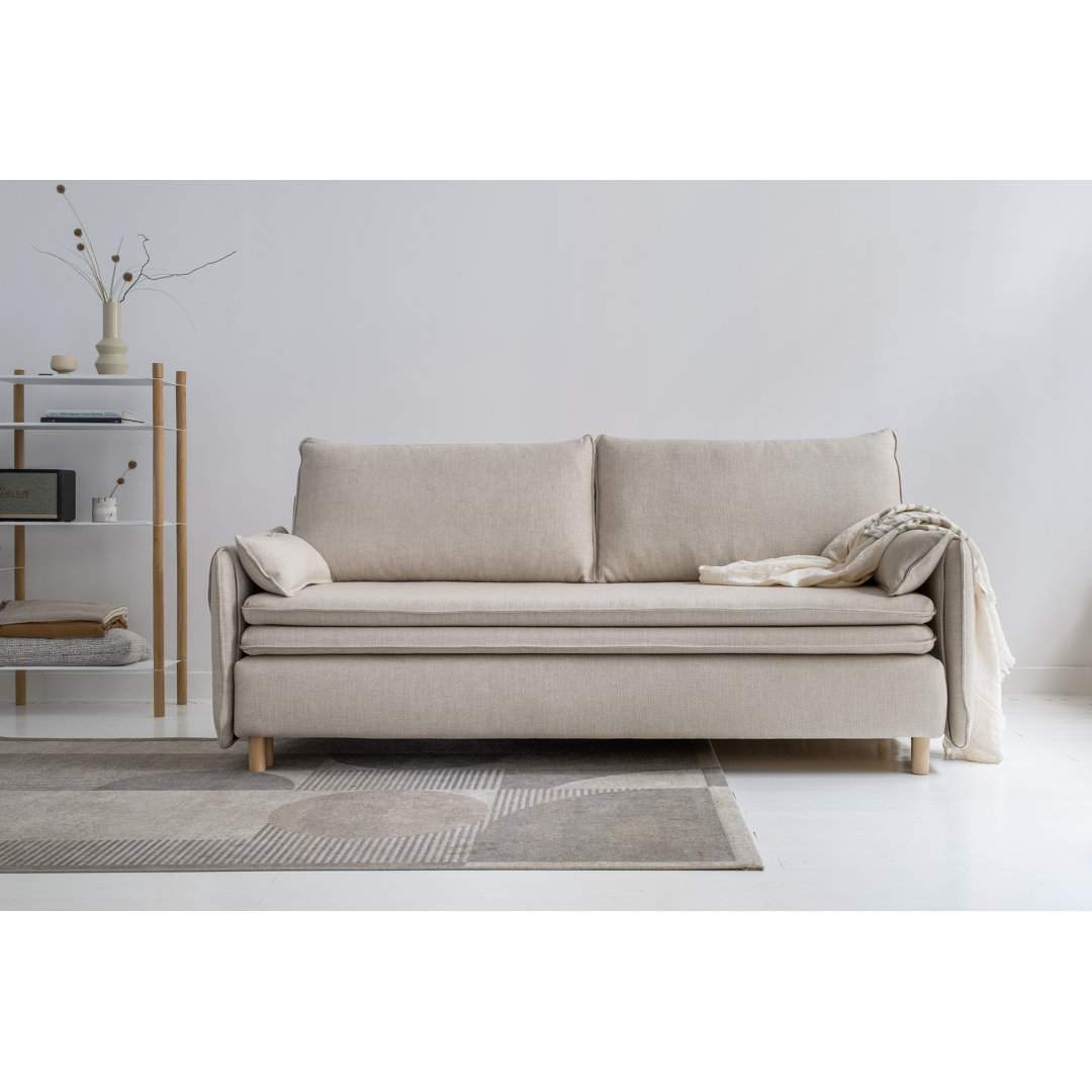 3-Sitzer Schlafsofa mit Bettkasten Simon, Easy-Clean