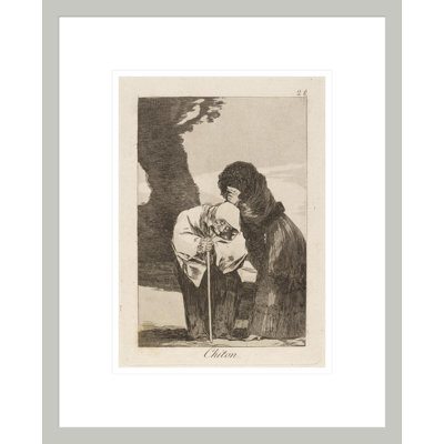 Chiton. (Hush.) Par Francisco de Goya, impression giclée sur cadre