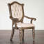 Chaise à accoudoirs rustiques 2 pièces