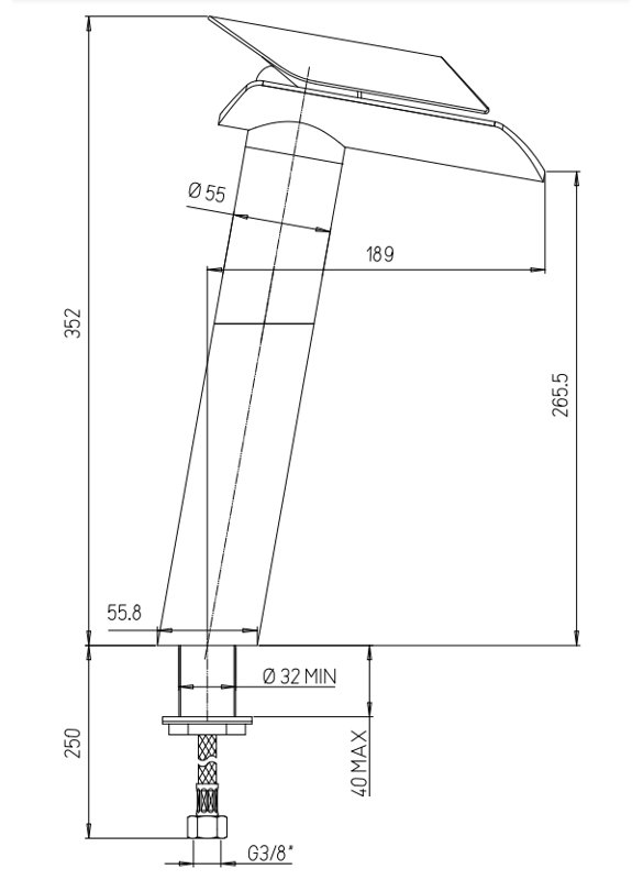 Piralla Morgana Kitchen Faucet