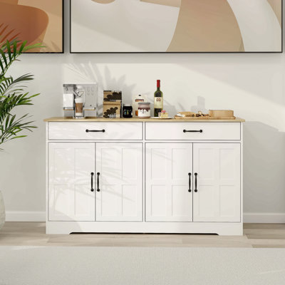 Buffet 55,91 "avec 2 tiroirs et 4 portes pour le coin-repas