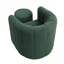 Fauteuil d'appoint pivotant avec repose-pieds Sage Green