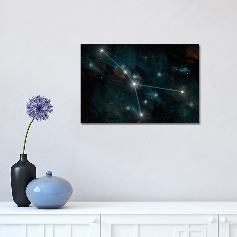 The Constellation Cancer by Marc Ward - Wrapped Canvas Print, 30.48 cm H x 45.72 cm W