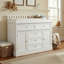 Creameans 3 Drawer Kids Changing Table With 2 Cabinets-77314892