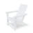 ENCINO ADIRONDACK CHAIR With Rustic Charm And Durable High-Density Plastic For All-Weather Outdoor Comfort