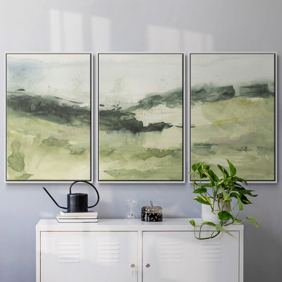 Hill Scramble II, reproduction sur toile 3 pièces