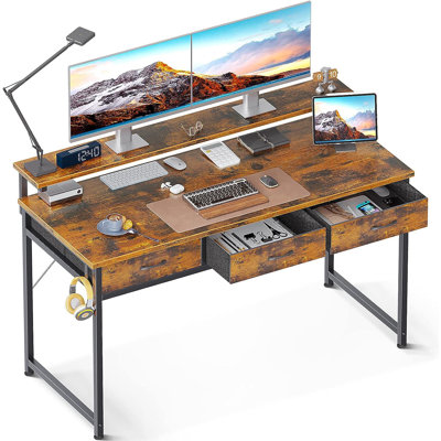Metal Base Computer Desk