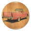 Pink Cadillac Summer I - Tableau mural rond vintage en bois-1805065162-1805065164