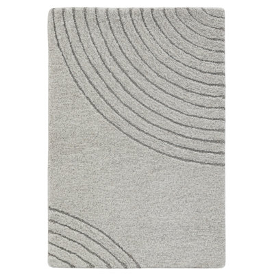 Helaine Hand Tufted Wool Ivory Rug