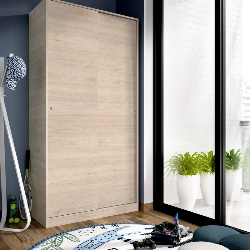 2 Door Manifactured Wood Wardrobe
