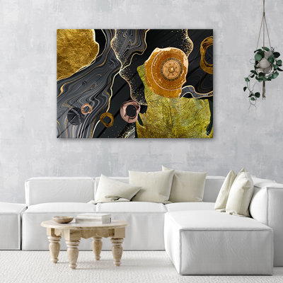 Abstract Marble - Wrapped Canvas Print