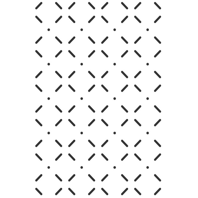 Tapis géométrique en polyester tissé à la machine en noir et blanc, Rectangle 2 pi 7 po x 4 pi 11 po