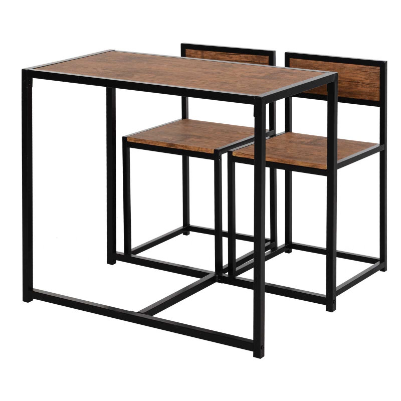 Dining Set, Natural Wood