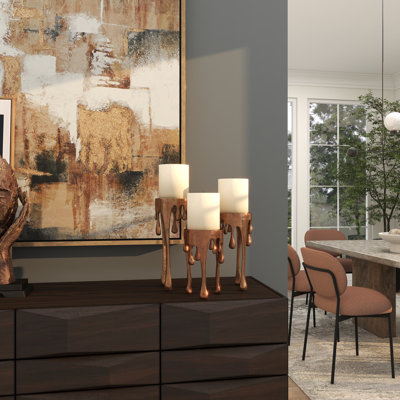 Moderna 11.8" H Aluminum Candlestick 
