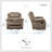 Hanhalyn 42.5" Modern & Contemporary Manual Glider Recliner with Premium Faux Leather Upholstery & Supportive Pocket Coil Seating-1263646811