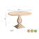 Josiane Round Solid Wood Dining Table