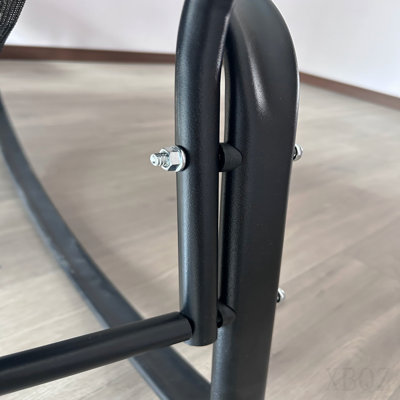 Chaise berçante avec fauteuil coulissant inclinable rembourré en cuir technique très large, fauteuil d'appoint moderne pour la chambre de la chambre de bébé - blanc