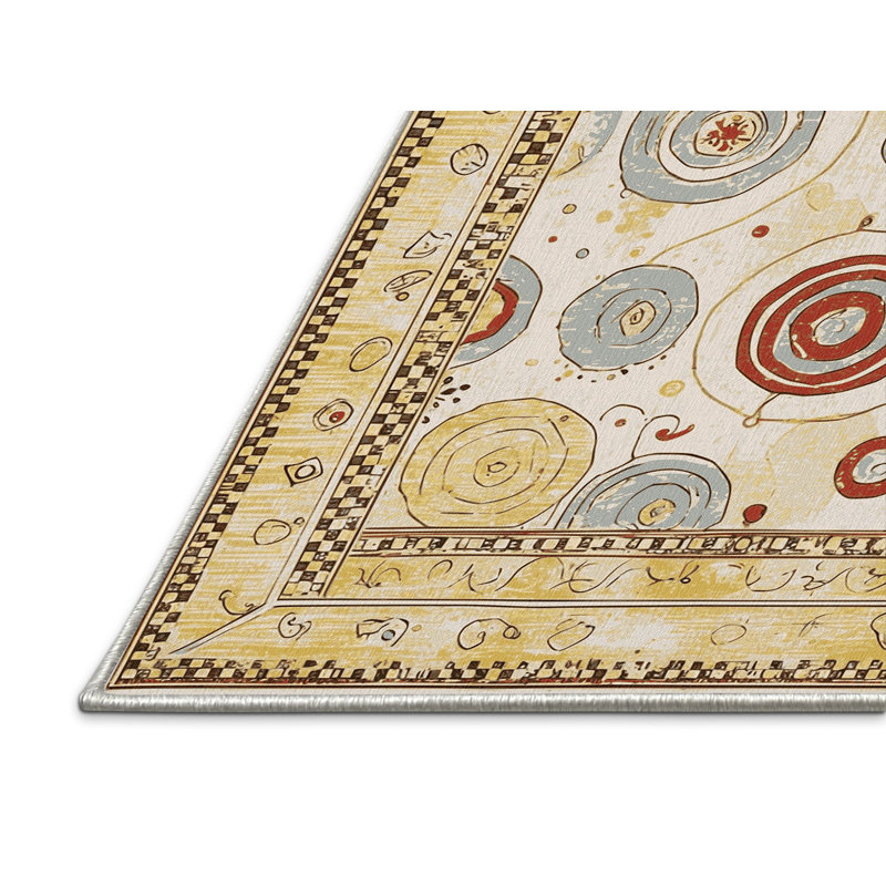 Jazzy Beam Rug, Round 8'