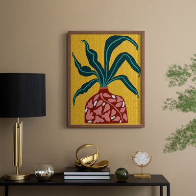 Reproduction encadrée Snappy Botanical III - bois massif