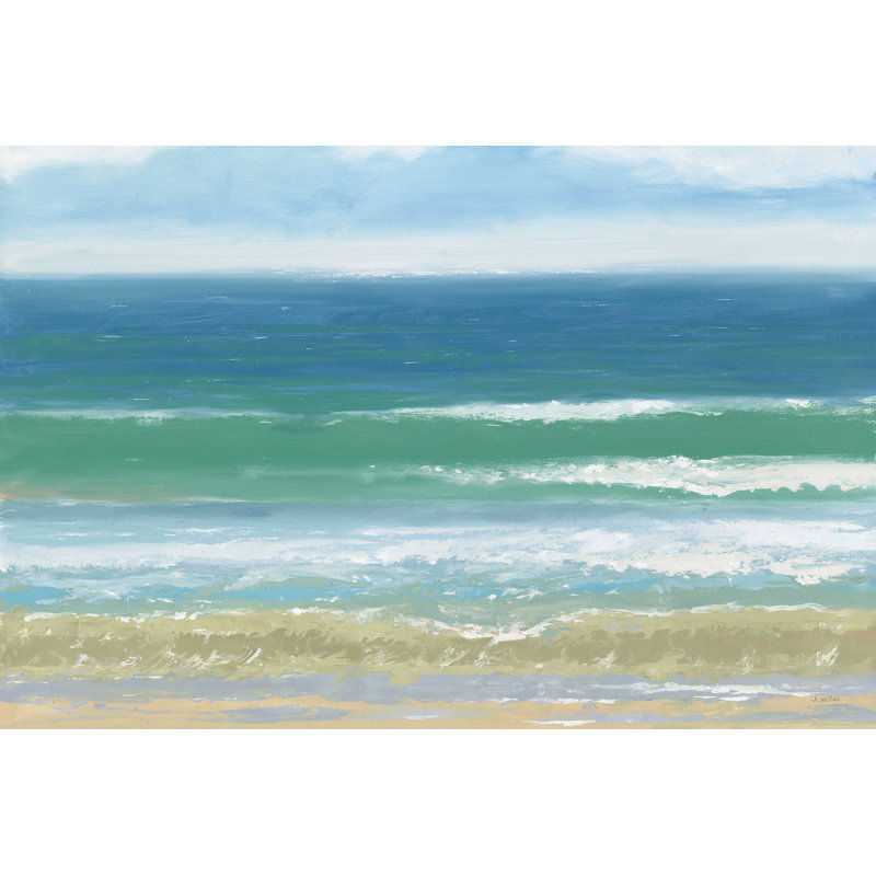 «Shoreline» par James Wiens, H 8 po x l 12 po, Non, Toile tendue