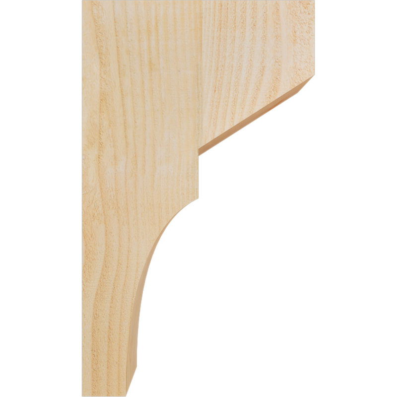 Corbeau Monterey, H 20 po x l 4 po x P 12 po, Sapin de Douglas, Sciage brut