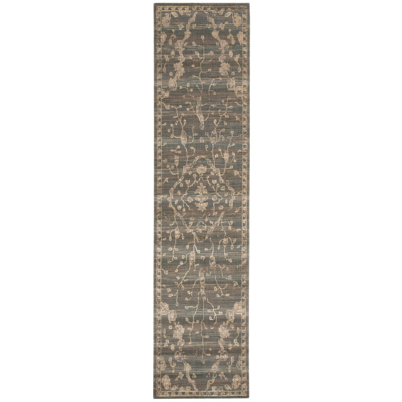 Gerwara Oriental Indoor Rug, Runner 2'5" x 10'