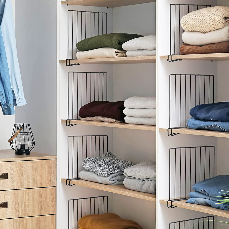 Kreedence Metal Shelf Divider