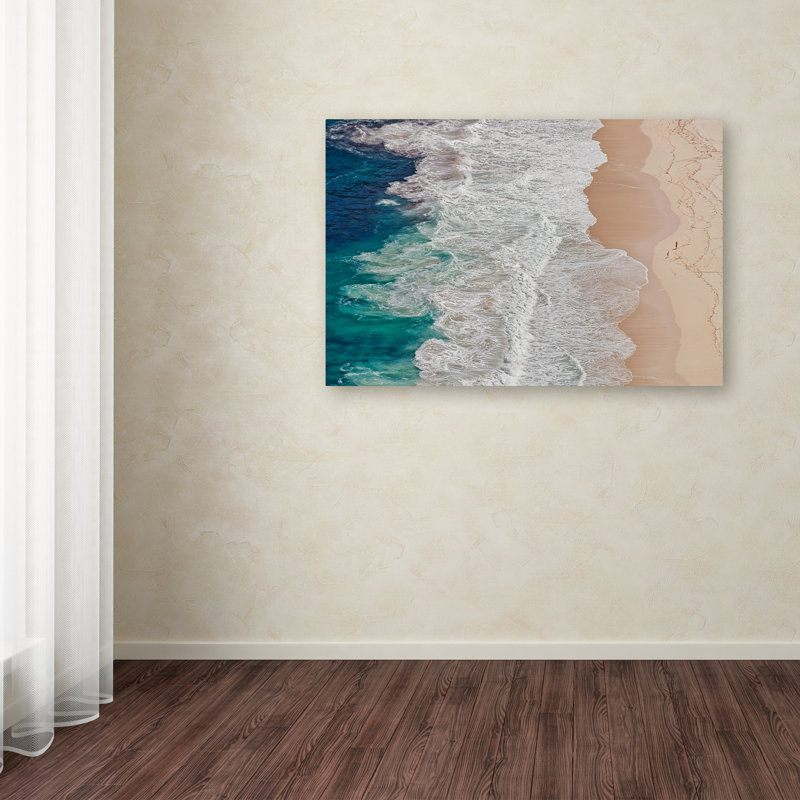 « where the ocean ends », reproduction de photo sur toile tendue, H 12 po x l 19 po
