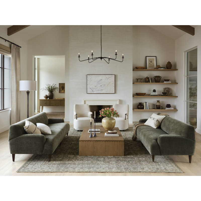 Kent Sofa, Dulane Mahogany Top Grain Leather