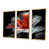 Toile avec cadre flottant or